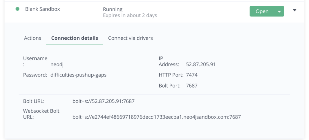 如何从Python连接到Neo4j沙箱填充数据库