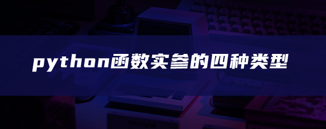python函数实参的四种类型
