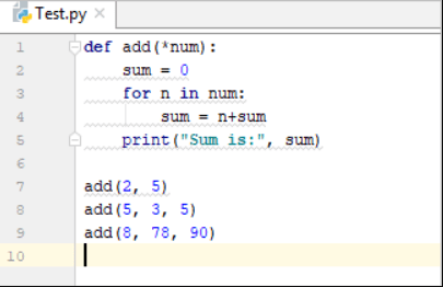 Python的参数与参数