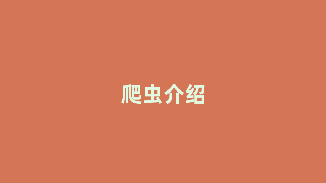 爬虫介绍