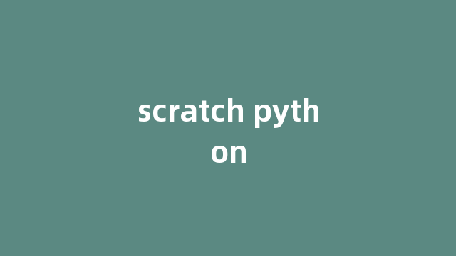 scratch python